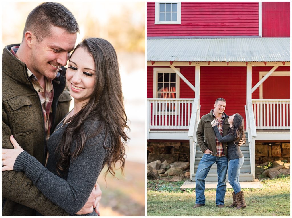 Andrew & Erin, Starr's Mill, Starr's Mill Fayetteville GA, Engagement, Engagement session, Engagement at Starr's Mill, Country setting engagement, Flannel engagement session, Gray engagement session, couples session, romantic engagement session, rustic engagement session, rustic couple, rustic couples session, Peachtree city GA, Georgia, 